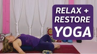 Restorative Yoga Break: Reclining Bound Angle ♥ Guided Yoga Relaxation | 14 Minutes