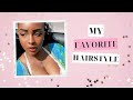Hairstyle idea for thin/fine natural hair
