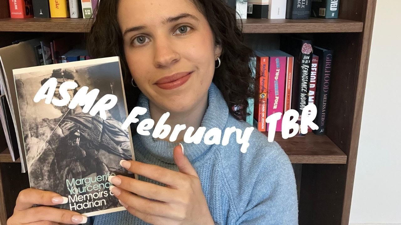 ASMR February TBR! | Book ASMR | Tapping, tracing, page turning