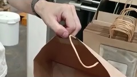 Ounuo Big Gusset 260mm|Spain Customer Factory A460 Twisted Handle Paper Bag Machine Square Bottom