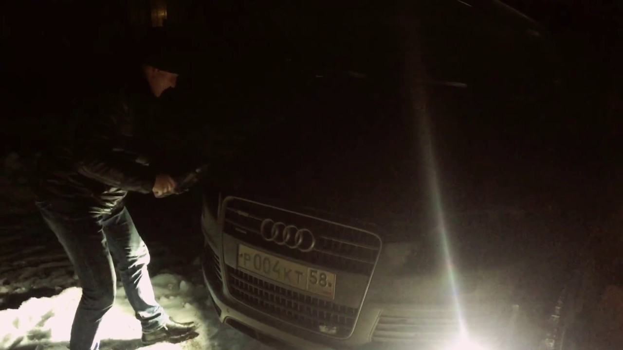 Снятие фар q7