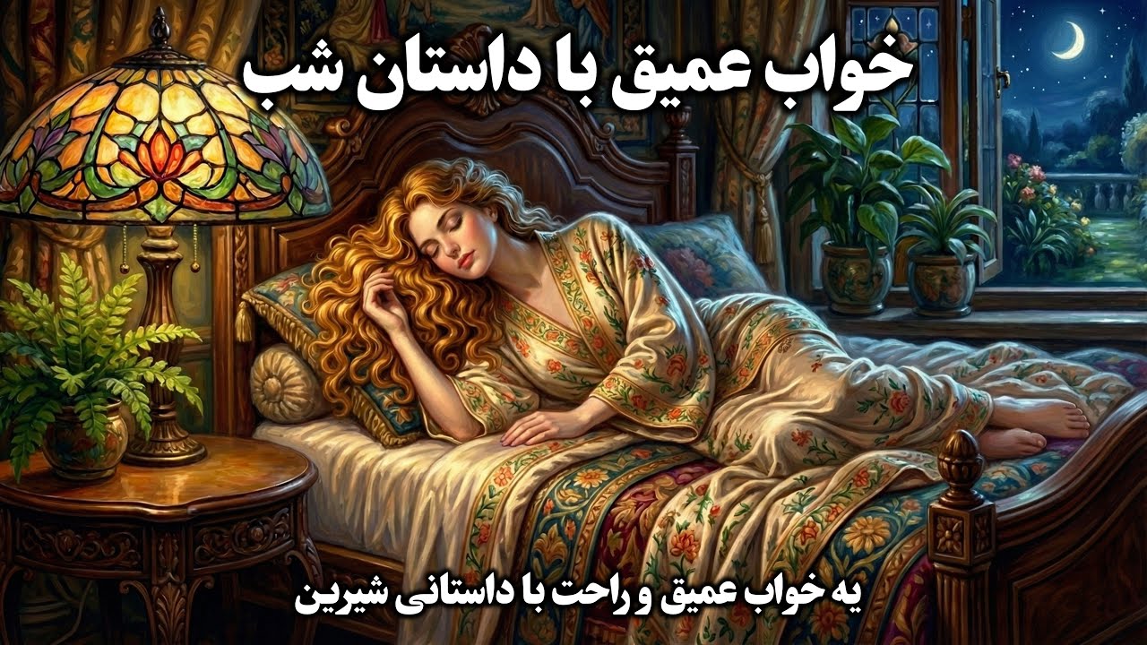 قصه شبانه خواب‌آور برای آرامش ذهن و خواب راحت 😴🌙 فقط گوش کن و بخواب 💤داستان فارسی سینی زرین