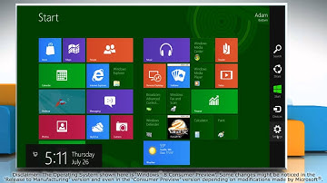 How to Change Windows® 8 Start Screen background