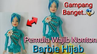 DIY:Cara membuat baju hijab barbie candy ||Barbie candy ||Barbie PEMULA WAJIB NONTON