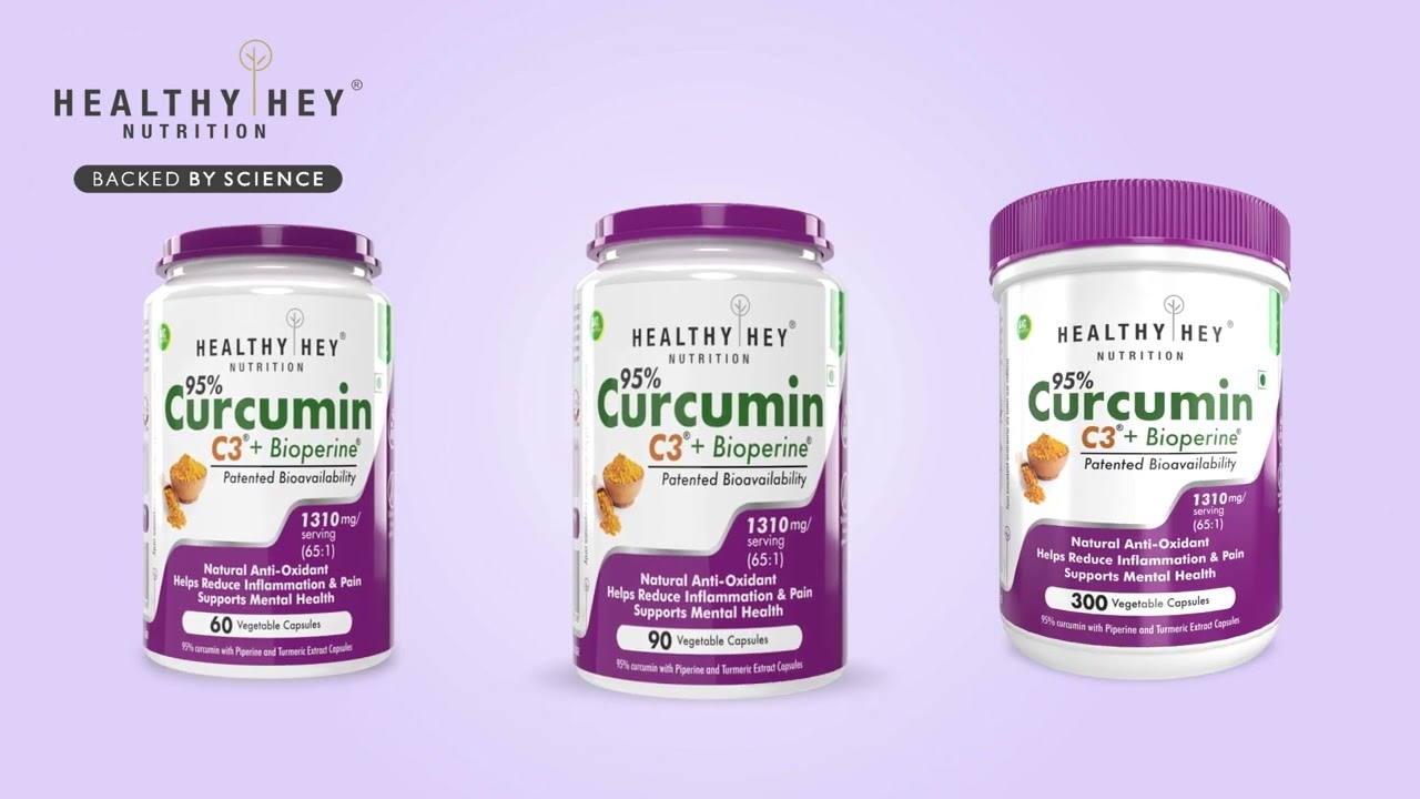 Curcumin with BioPerine - The Ultimate Health Boost | HealthyHey
