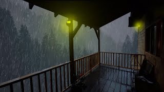 Lluvia Relajante Para Dormir - Sonido de Lluvia y Truenos en Techo - Rain Sounds For Sleeping 189