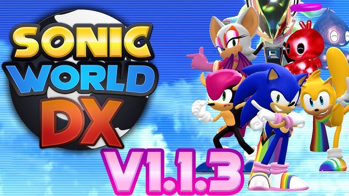 Playable Frontiers Sonic in Sonic World DX 