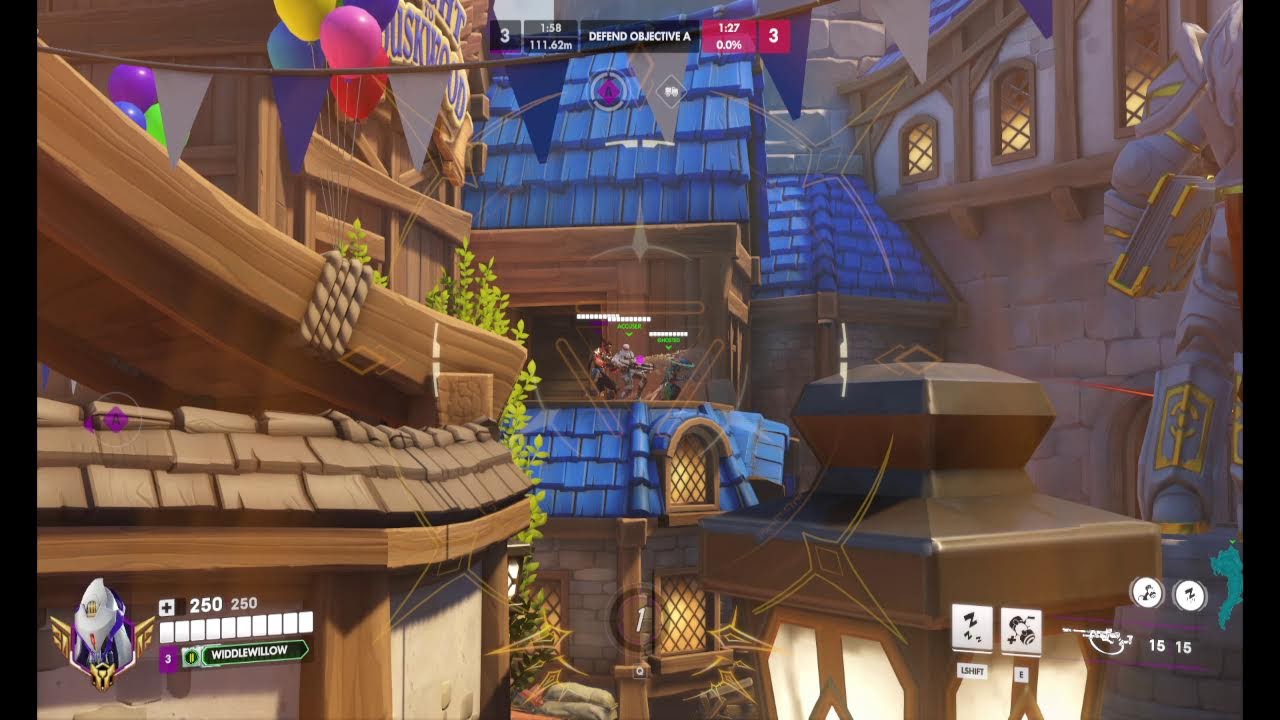 Overwatch Competitive, Friend POV Cam.