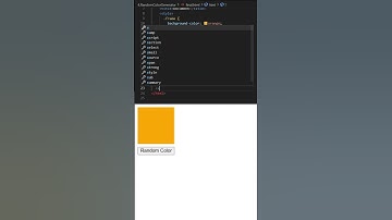 Random Color Generator | HTML CSS JS #shorts