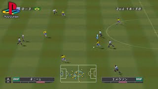 World Soccer Jikkyou Winning Eleven 4 (PS1 Gameplay) screenshot 1