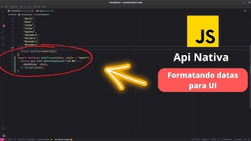 Formatando datas com api nativa Javascript
