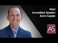 Meet Accredited Speaker Kevin Snyder