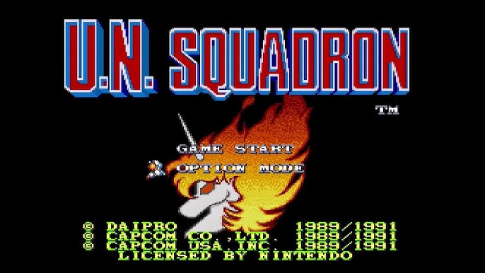 U.N. Squadron - Ação Aérea em Alta Velocidade no SNES 