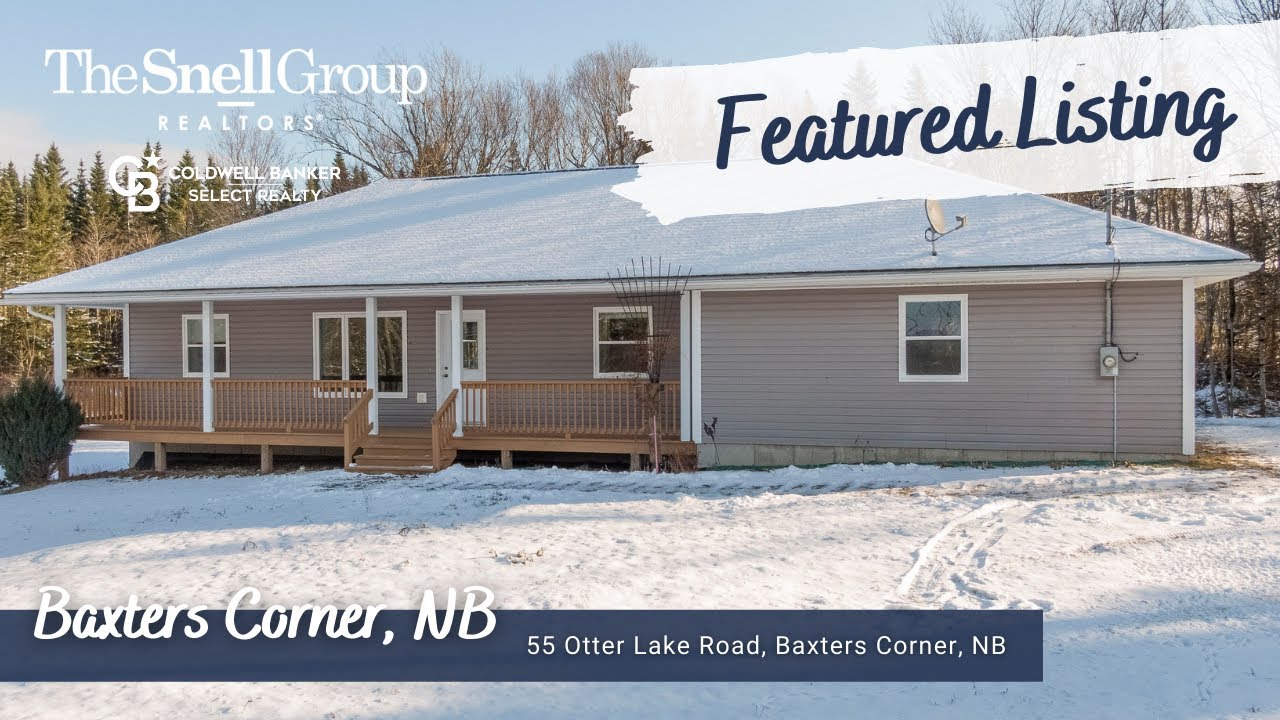 🎥 Video tour of 55 Otter Lake Road, Baxters Corner, NB, Canada! YouTube