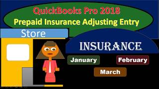 QuickBooks Pro 2018 Prepaid Insurance Adjusting Entry