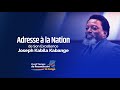 Address To The Nation By Joseph Kabila 23 May 2025