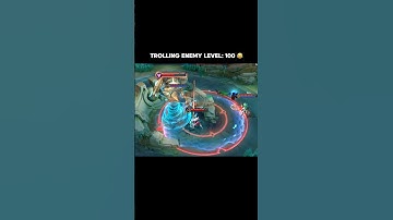 trolling enemy level: 100 😂 #mlbb #MLBBCreator #MLBBNEXT2025 #mobilelegends #Dyr #dyrroth