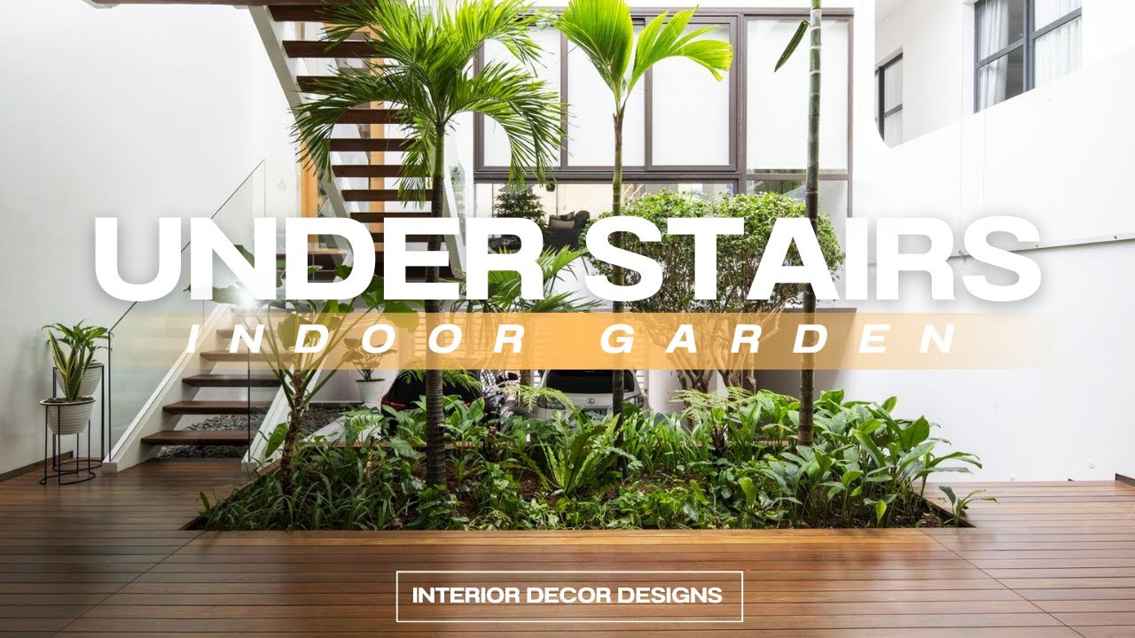 UNIQUE! UNDER STAIRS INDOOR GARDEN DESIGN IDEAS | SMALL DRY INDOOR GARDEN IDEA FOR MODERN HOME DECOR