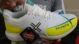 Payntr X MK3 Cricket Shoes (Classic White & White Yellow) screenshot 2