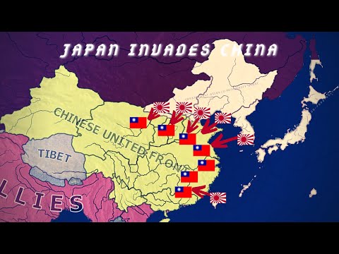Japanese Invasion Of China - HOI4 Timelapse