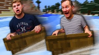 ICE BOAT RACING! | Minecraft [Ep 5]