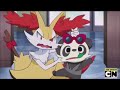 Braixen and pancham fighting pokemon xyz