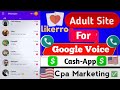 Likerro🇺🇸 | Adult Site For | Google Voice | Cash app | Cpa Marketing | A to Z Review✅🇺🇸 #part2