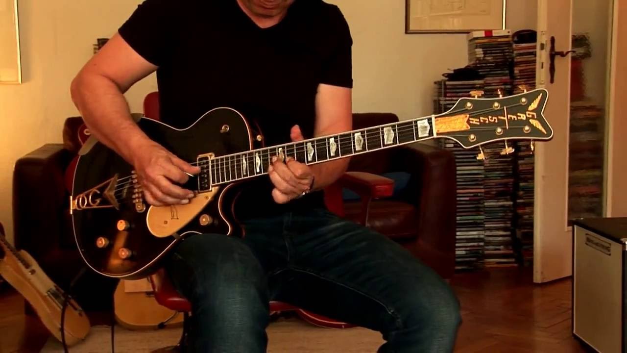 2010 Gretsch Black Penguin Stephen Stern Masterbuilt G 6134 CS Black Sparkle Relic, Part1