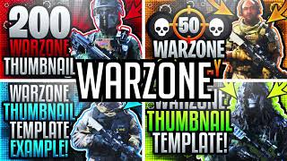 Warzone Thumbnail Template Pack #3