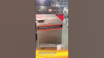 Hướng dẫn nhanh lắp đặt tủ cơm công nghiệp  #beptoancau #shorts #tunaucom