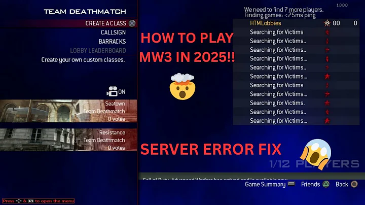 How to Play MW3 Online on PS3 IN 2025! (SERVER ISSUE FIX) 😱