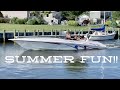 TAKING MY 1,000 HP 35 FOUNTAIN OUT FOR A RIP! TWIN OUTBOARD CENTER CONSOLE TRIED TO RACE US!