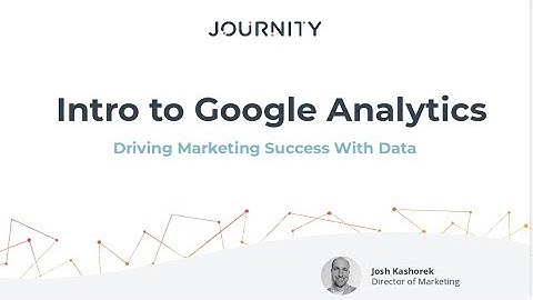 Webinar: intro to Google Analytics for Nonprofits