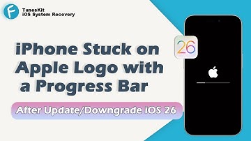 How to Fix iPhone Stuck on Apple Logo with a Progress Bar(When Update/Downgrade iOS 26)