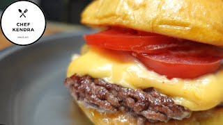 How to Make a Smash Burger by Chef Kendra Nguyen 919 views 1 year ago 3 minutes, 4 seconds