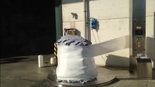 Avvolgipallet fasciapallet in acciaio inox Easy Wrap 2000 A