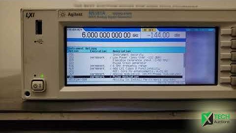 Agilent Technologies N5181A MXG Analog Signal Generator