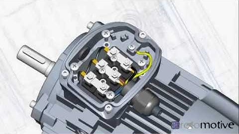 Delphi Three phase motor, Three phase motors,  3 phase Delphi series motor made by ROTOMOTIVE.