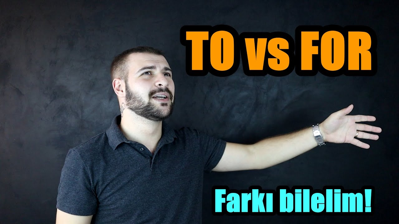 FK LANGUAGE SIFIRDAN İNGİLİZCE #DERS 21 -TO vs FOR ÇOKOMELLİ