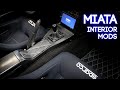 Miata Interior Modifications | Diamond Stitching, Touch Screen Head Unit, and more!