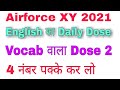 Airforce english daily dose  vocab dose 2  group x and y