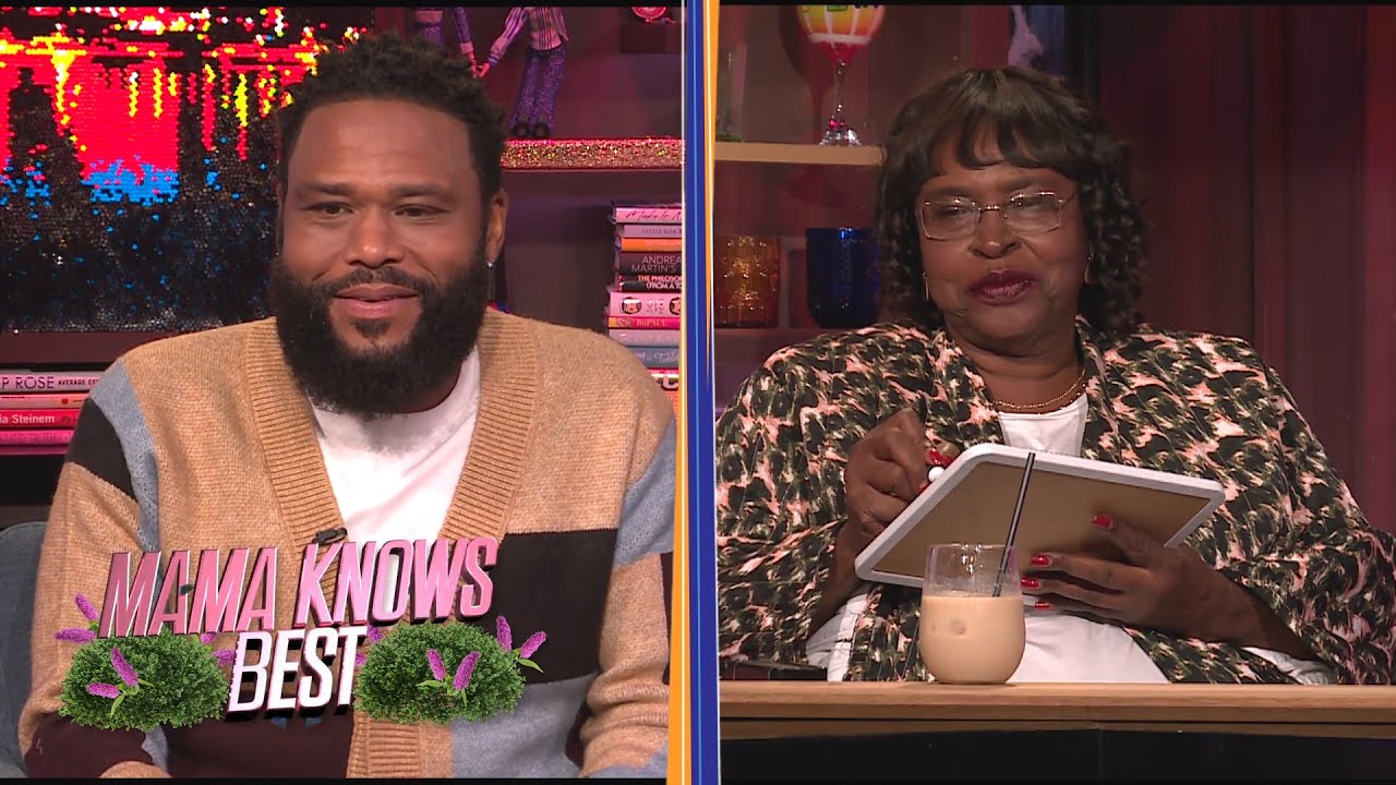 Anthony Anderson & His Mom Go Head-to-Head | WWHL