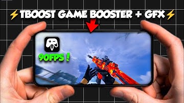⚡New update Tboost App - Game Booster & GFX Tool in one! Boost Performance in Low-End Device