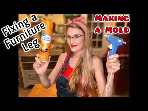 Fixing a Furniture Leg - Creating a Mold