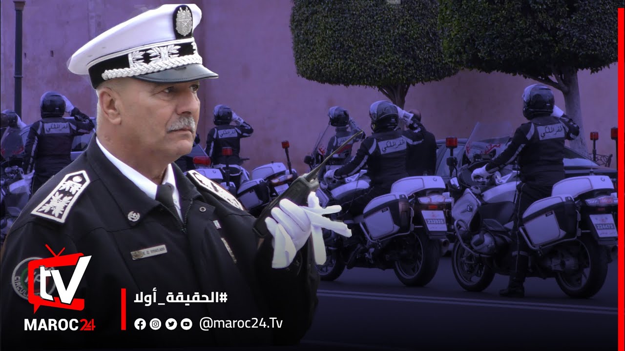 وسط تعزيزات أمنية .. شاهد لحضه وصول ولي العهد مولاي الحسن والأمير مولاي رشيد لإقامة صلاة الاستسقاء