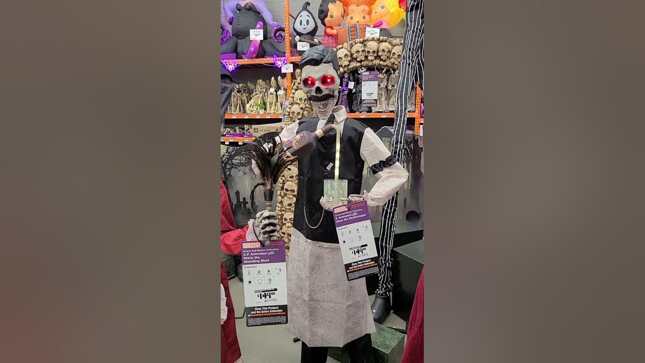 6 ft. Animated Dean the Deathologist (Home Depot Halloween 2023 Decor
