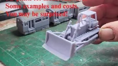 3D prints for model railways. Some examples and costs. You may be surprised!