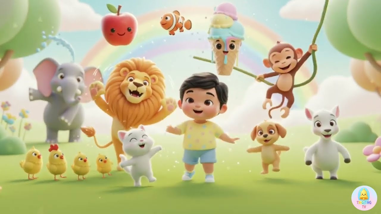 ABC मज़ेदार आवाज़ों के साथ 🔊 | Funny Sounds Alphabet Song for Kids | Nursery Rhymes Hindi 