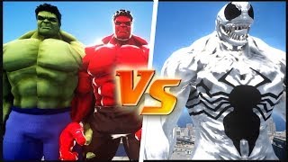 Anti venom VS Team Hulk & red Hulk Epic Marvel battle! - YouTube