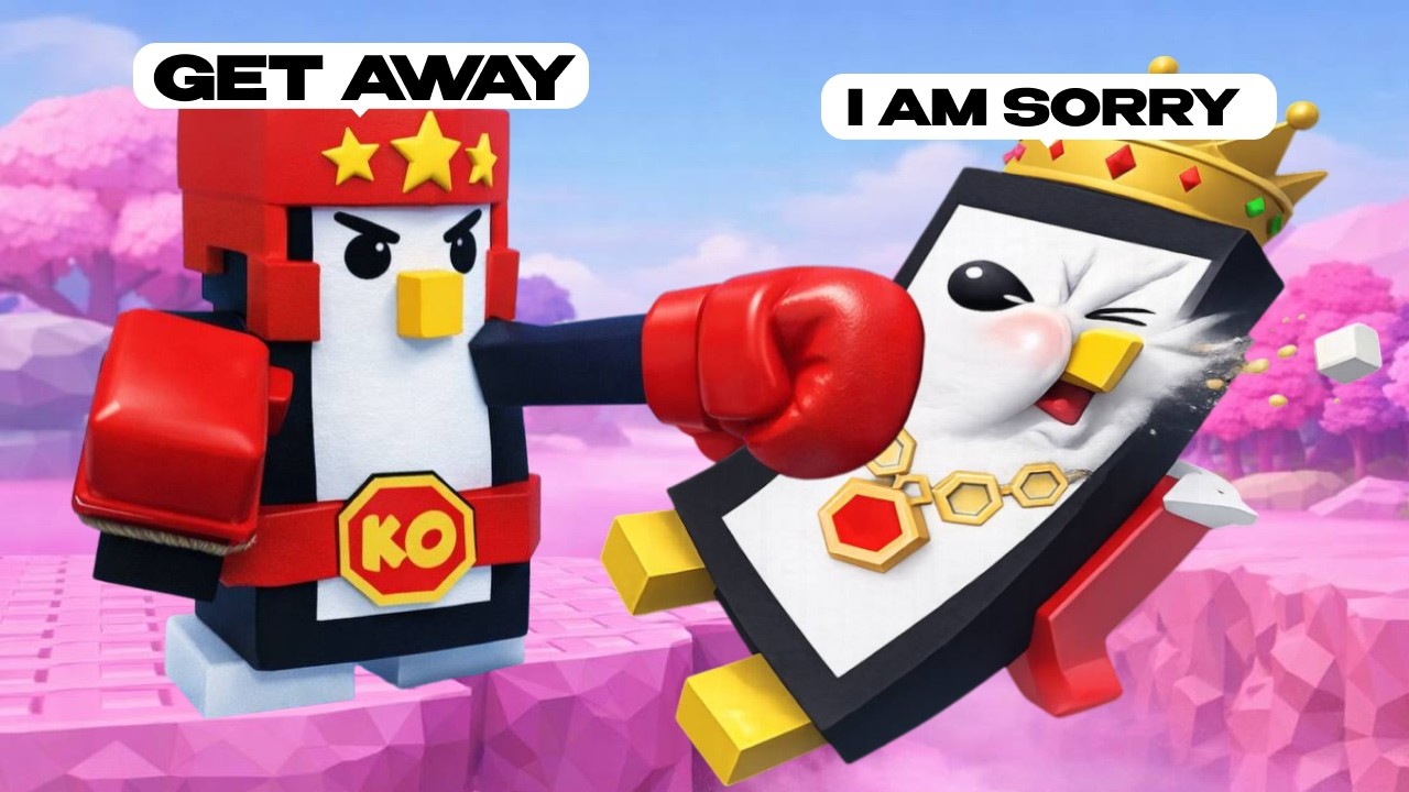 ROBLOX Knockout 🐧 Funny Moments (MEMES PART 2)